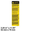 AMERICAN LINCOLN 56014480  DECAL - CAUTION
