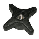 TENNANT 1010558  KNOB 2D 4EAR .73L M8X1.25 THRU