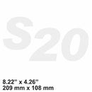TENNANT 1050170  DECAL - MODEL S20