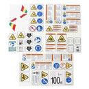 TENNANT 1058333  LABEL SET -