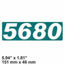TENNANT 1064816  DECAL - MODEL 5680