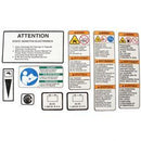 TENNANT 11541  LABEL SET - INFO/HZRD