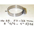 TENNANT 140308  CLAMP - HOSE 1 1/4 - 2 1/4 INCH 1/2 INCH BAND